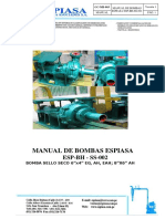 Manual de Instrucciones Bomba ESPIASA Con Sello SECO PDF
