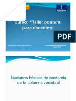 Taller Postural para Docentes PDF