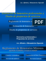 Estimacion de Honorarios y Diseño de Propuesta