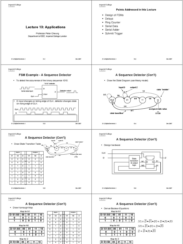 Mealy Type Fsm Serial Adder