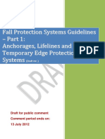 125420632 Fall Protection Systems Guidelines Part 1 Anchorages Lifelines and Temporary Edge Protection Systems Public Consult Copy