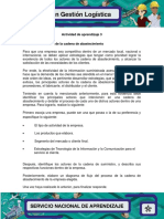 Cadenas de suministro y satisfacción del cliente