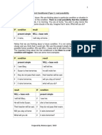 First Conditional Exercises Answer Key 2019 PDF