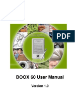 BOOX 60 User Manual