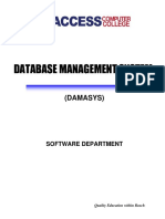DBMS Database Management System Overview