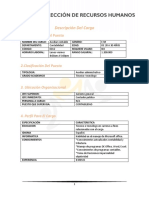 Factores Especificos de AUXILIAR CONTABLE