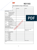 Installation Checklist For Trane's VRF System