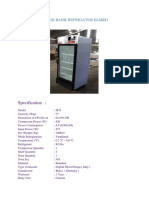 Brosur Blood Bank Refrigerator Elmed