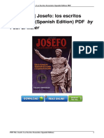 Josefo Los Escritos Esenciales Spanish