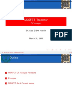 MOSFET DC Analysis Procedure