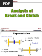 II. Brake & Clutch - CH 2 Analysis