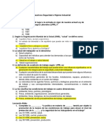 Reactivos Seguridad e Higiene Industrial