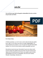 Os 100 Livros Que Todo Advogado Criminalista Deveria Receber de Presente No Natal PDF