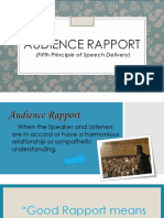 Audience Rapport