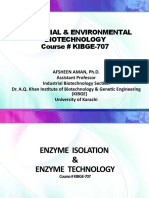 Industrial & Environmental Biotechnology Course # KIBGE-707