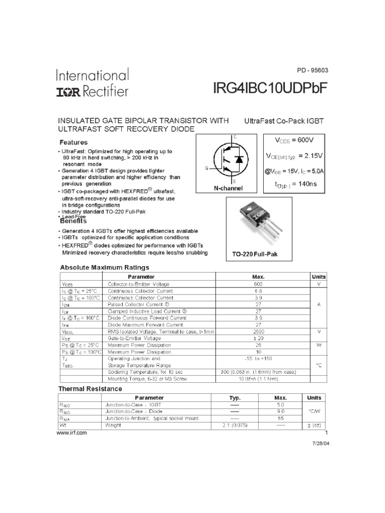 TO-220 Full-Pak Package Dimensions | PDF | Computing