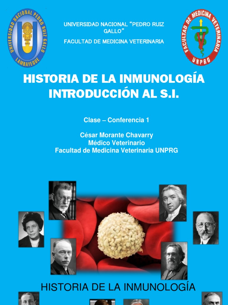 Clase 1 Historia de la Inmunologia Introducción al S.I..ppt Sistema