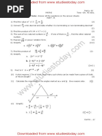 CBSE Class 7 Mathematics Question Paper Set F - 3