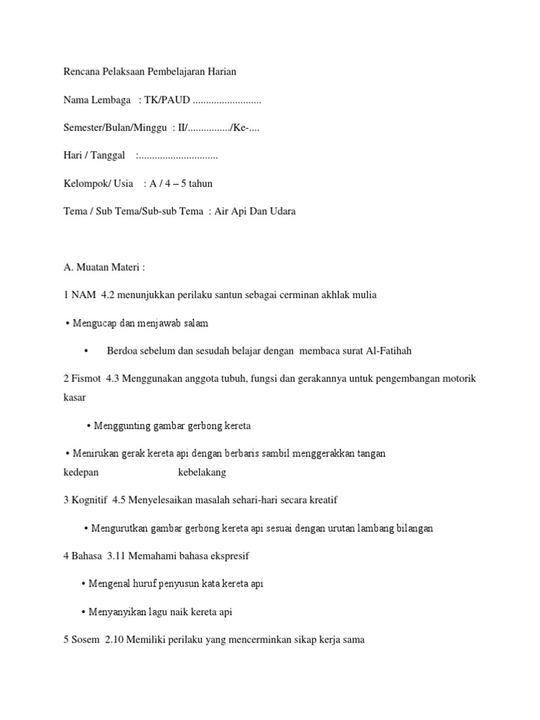 Contoh RPPH | PDF | Seni & Disiplin Bahasa