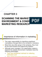 Scanning Market Environment