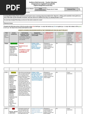 group lesson plan