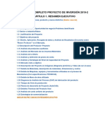 Formato de Proyecto Final A Nivel de Pre Factibilidad - 2019-2