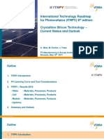 International Technology Roadmap For Photovoltaics