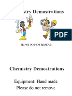 Chemistry Demostrations