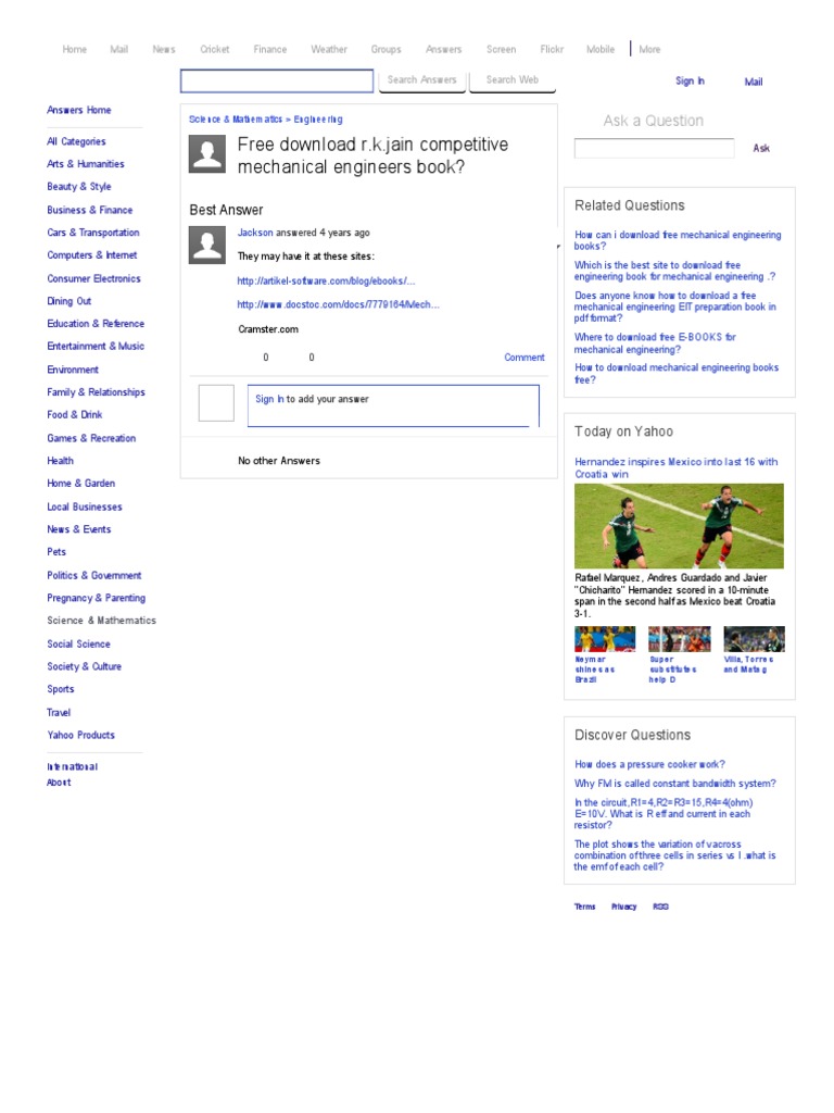 Free RK Jain Mechanical Engineering Book Download Search Answers