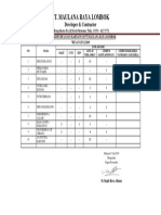 Contoh Rekap Absensi Bulanan