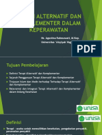 Pengantar Terapi Alternatif Dan Komplementer Dalam Keperawatan