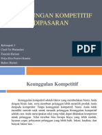 Keuntungan Kompetitif Dipasaran