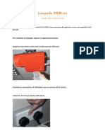 KBM124 - Guida Alla Sostituzione Della Lampada Del PRM-20 PDF