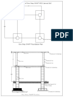 As-Built Drawing of One Step OHWT Foundation