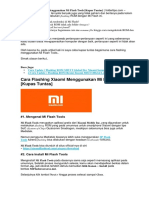 Cara Flashing Xiaomi Menggunakan Mi Flash Tools