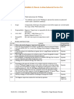 W10 Work Instructions For Welding