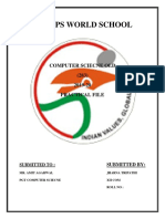 Dr. MPS World School Computer Science Practical File 2019-20