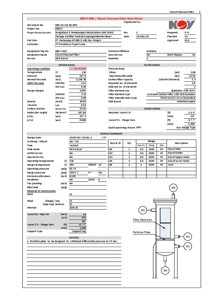 BBS10W8DS006 C Glycol Charcoal Filter DS PDF PDF Pipe