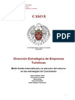 CASO 8 Meliá Hotels International y La Elección Del Entorno en Las Estrategias de Crecimiento