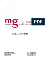 Catalogo 2011 MG International