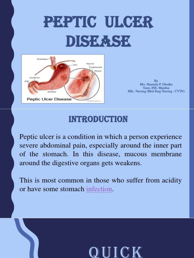 regim ulcer duodenal