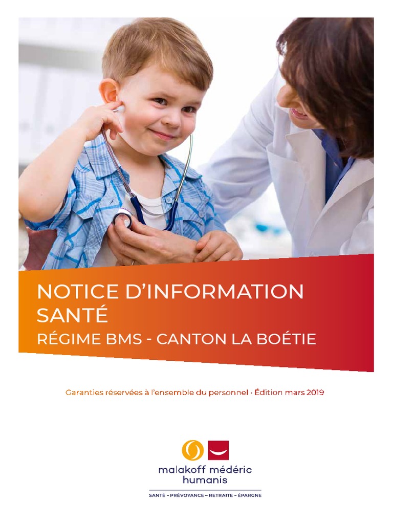 Tableau Des Garanties Mutuelle Malakoff Médéric 2022 Notices Jur1479 Notice Sante Bms | PDF | Médecin | Assurance