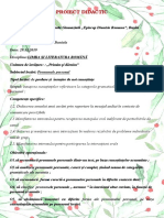 Proiect Didactic Pronumele Personalpredare