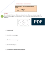 Probabilidad Condicionada