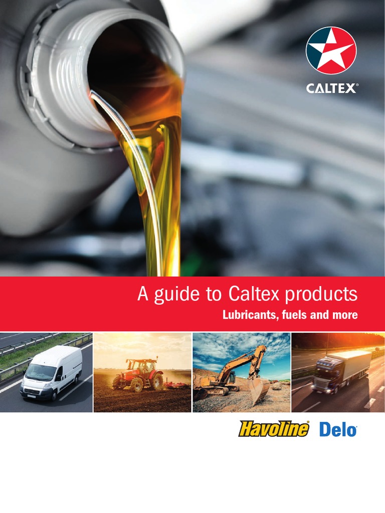 Caltex Lubricants Product Guide 2016 PDF Motor Oil Emission, 41 OFF
