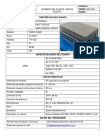 Hoja de Vida de Selladora Hawo PDF