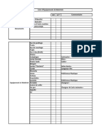 liste des equipements