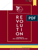 Handbook REVOLUTION 2018