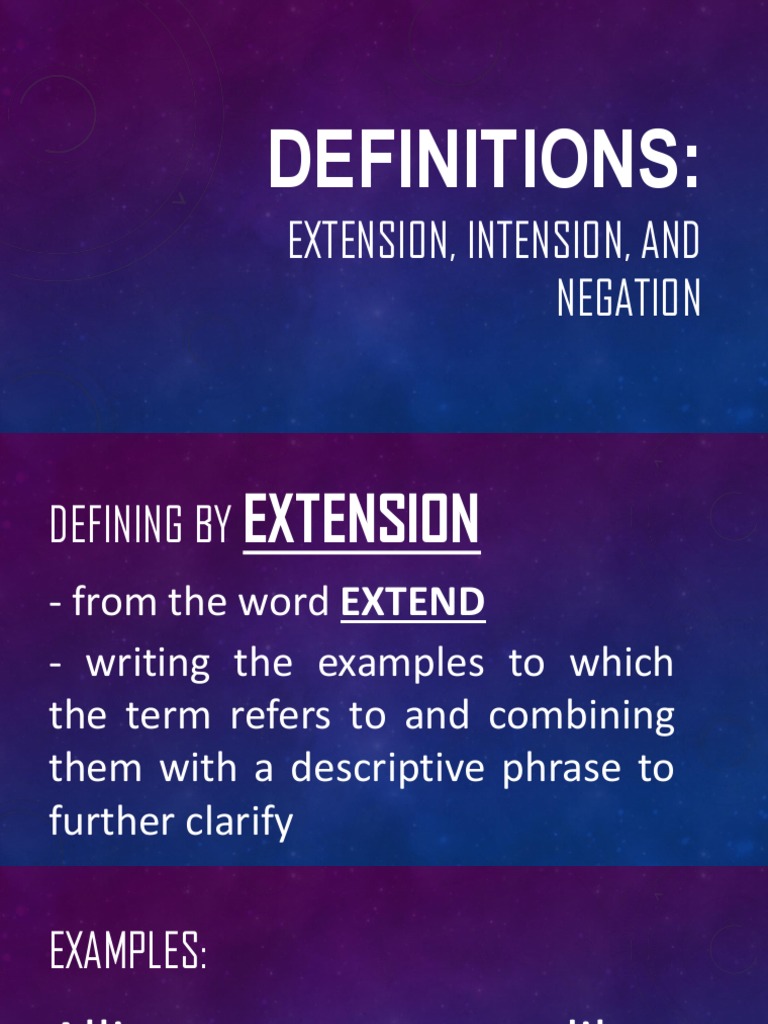 Lesson 10: Extension And Intension – MZCJW