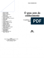 Domingues, Ivan - O Grau Zero Do Conhecimento PDF